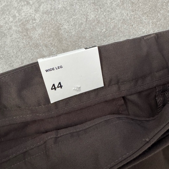 NWT Zara Dark Brown Dress Pants Wide Leg - Picture 4 of 11